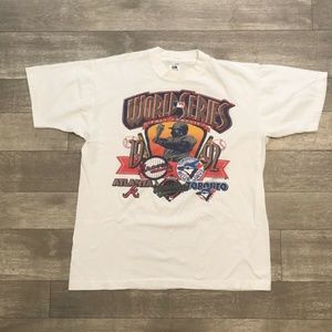 Vintage USA Made 1993 World Series Braves T-shirt